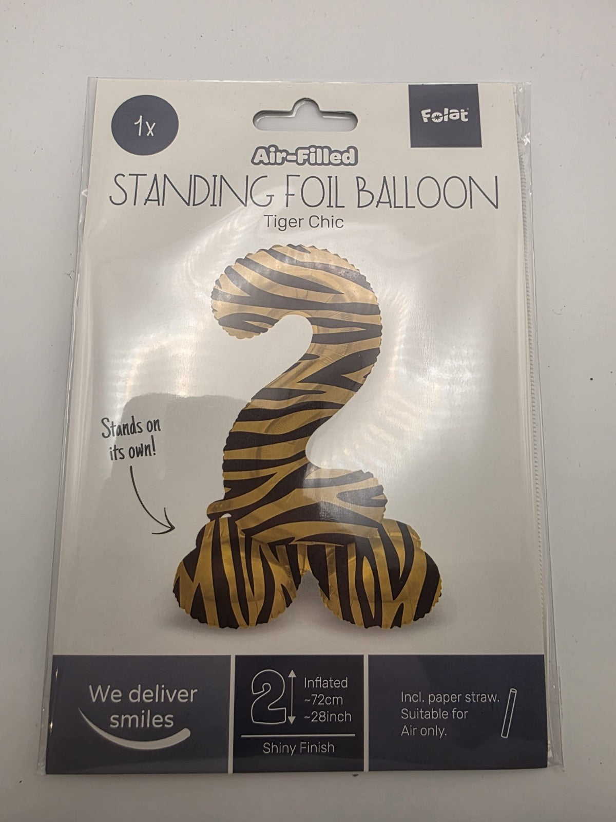 Folien Zahlenballon stehend Geburtstag Zahl 0–9 XXL oder 36 cm verschiedene