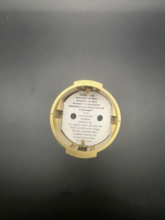 REV Schutzkontakt-Kupplung gold 16A 250V Schuko Kabelkupplung Verlängerung neu