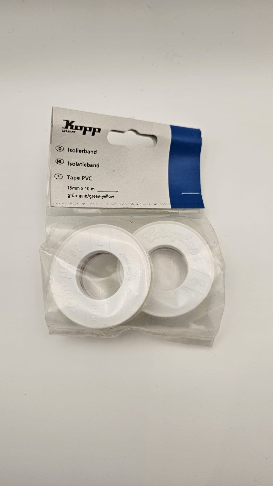 Kopp Isolierband PVC 15mm x 10m 2er Set Elektroband Tape Installation