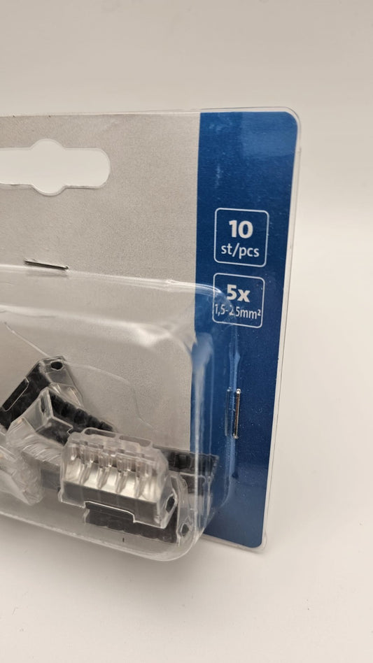Kopp Leuchtenklemme 1x 1,5–2,5mm² 10 Stück Lampenklemme Verbindungsklemme