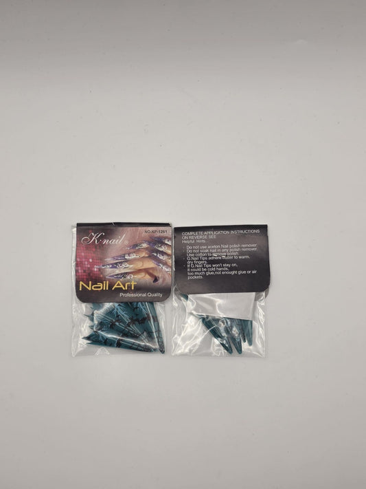 K-Nail Nail Art Kunstnägel Stiletto Halloween Verschiedene Designs Neu