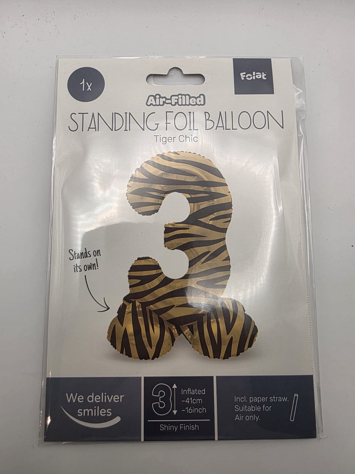 Folien Zahlenballon stehend Geburtstag Zahl 0–9 XXL oder 36 cm verschiedene