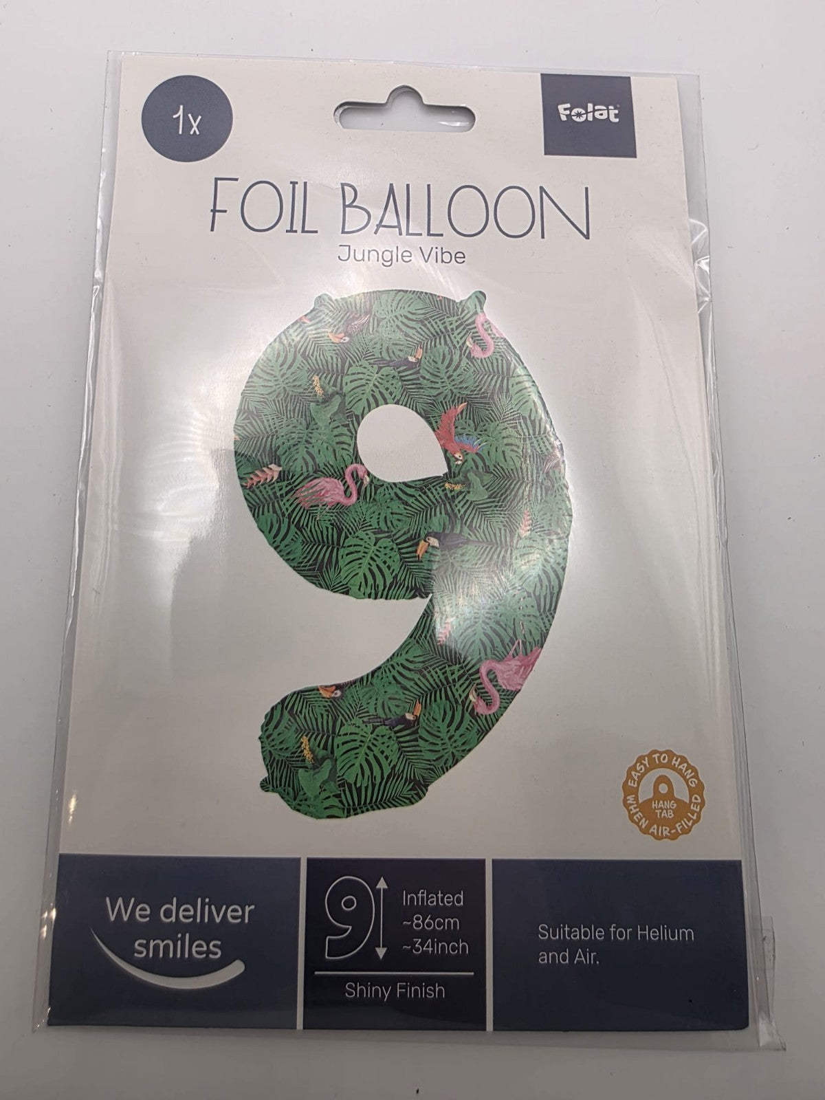 Folien Zahlenballon stehend Geburtstag Zahl 0–9 XXL oder 36 cm verschiedene