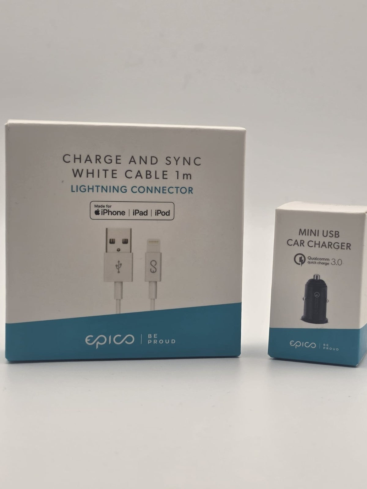 iPhone  Kabel 1m KFZ Ladegerät USB Netzteil Set EPICO M2