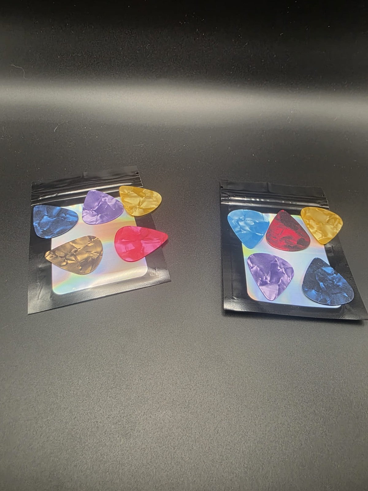 5x Gitarrenplektren Set bunt gemischt Plektren Picks Kunststoff Standardgröße ne