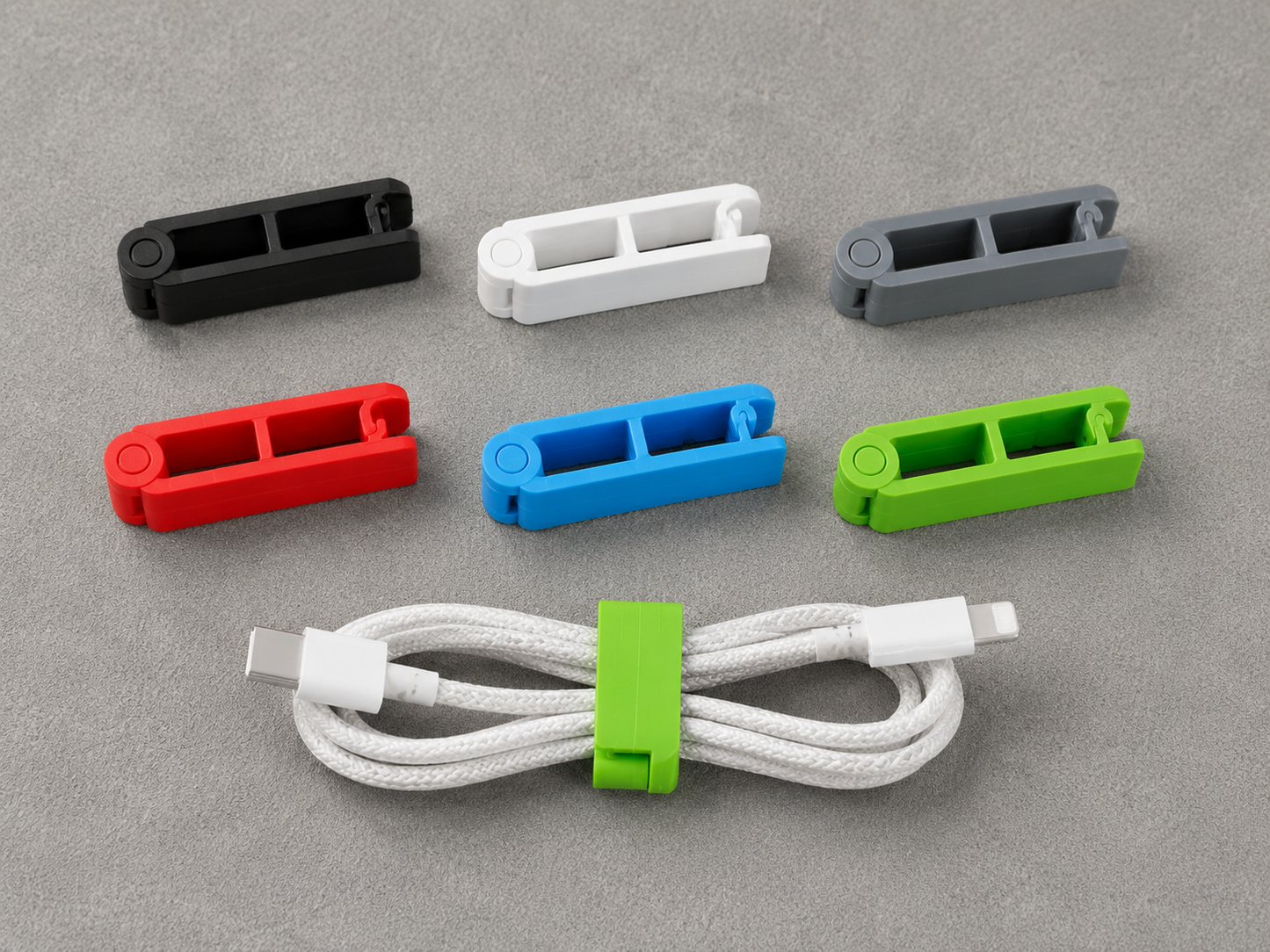 Kabelmanagement Zubehör Auswahl – Kabelclip, Kabelschutz, Staubschutzkappen USB-